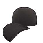 Плечевые накладки Hobby Pro втачные обшитые для рубашки платья пиджака В-12/А 12х100х150 мм черный