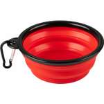 Миска для животных Рыжий кот складная силиконовая 0.3л