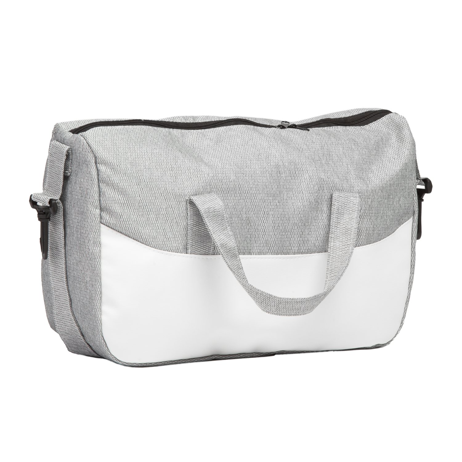 Коляска 2в1 Indigo Impulse Eco le 03 белый-серый - фото 5