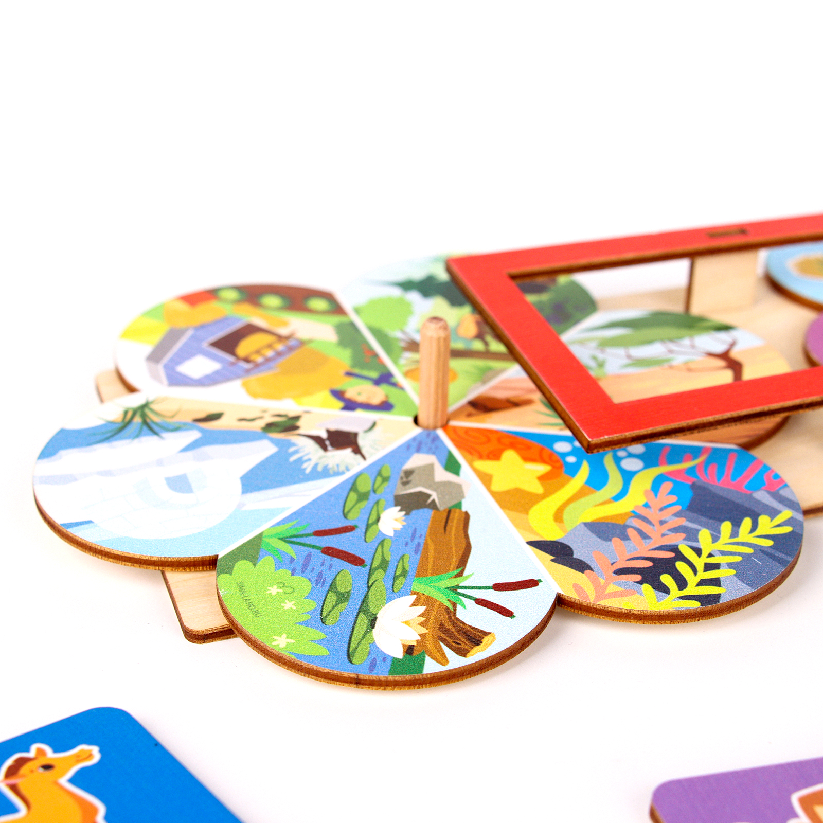 Настольная игра Лесная мастерская Кто где живёт и кто что ест - фото 5