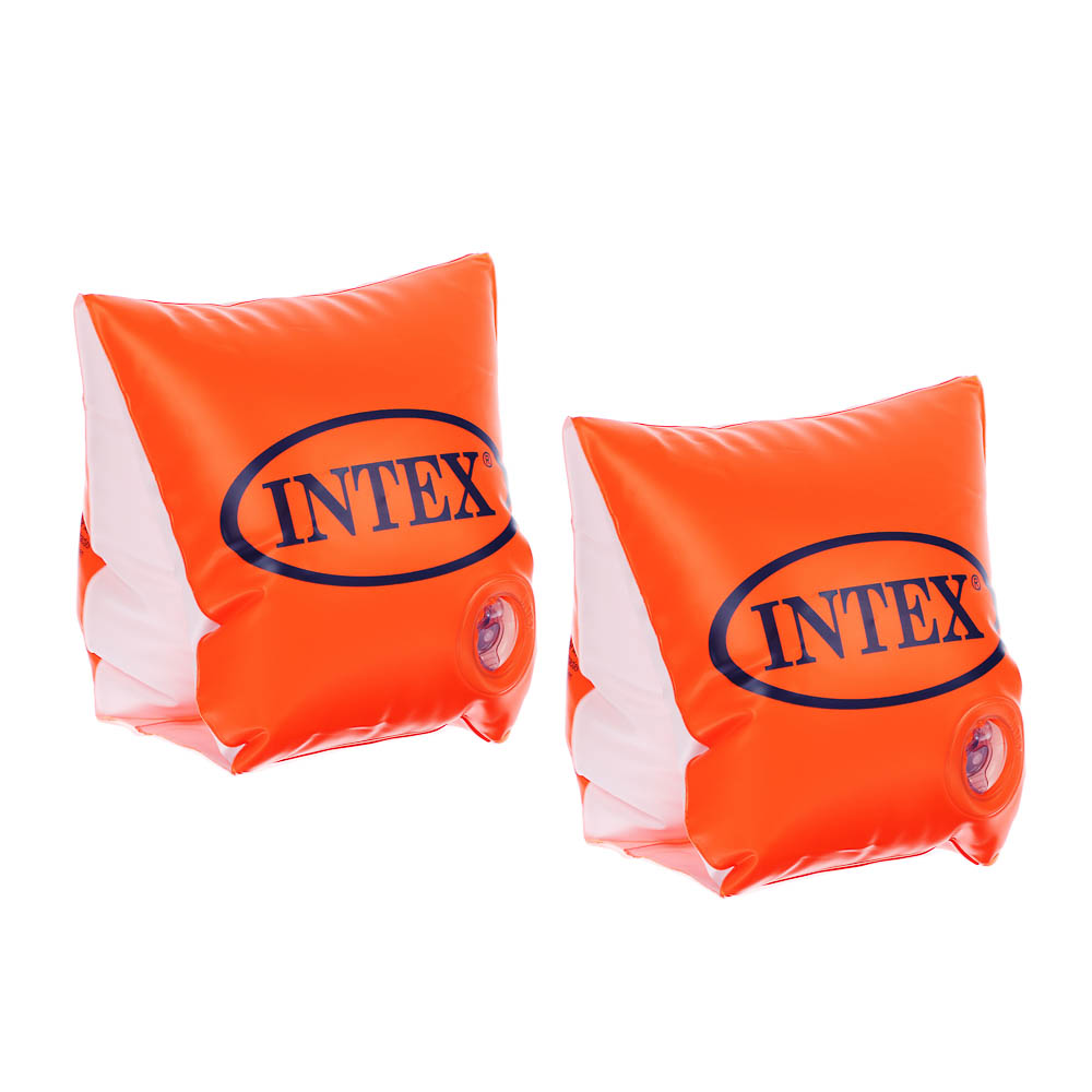 Нарукавники надувные Intex для плавания 23х15 см от 3 до 6 лет - фото 1