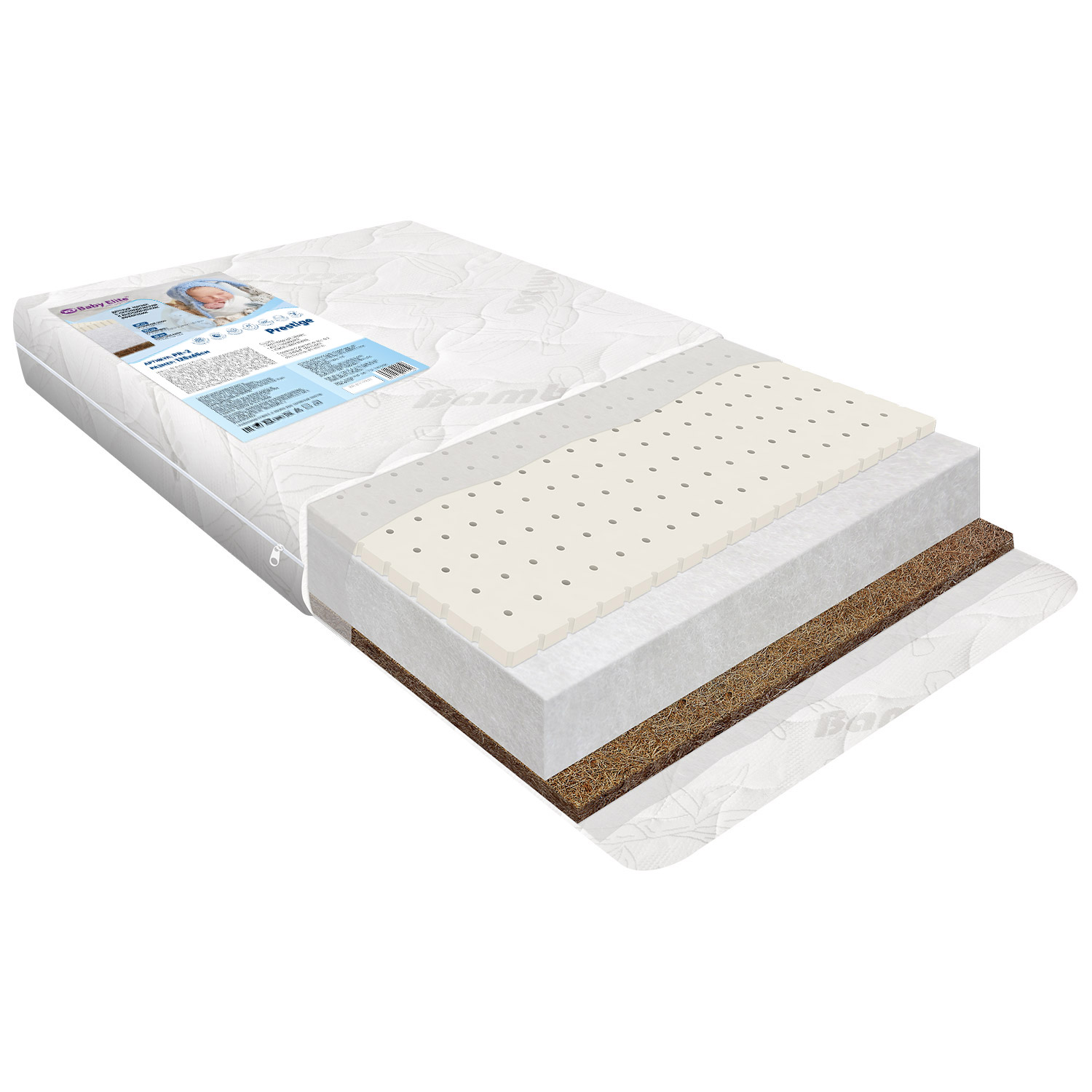 Матрас Baby Elite Prestige 125х65 - фото 1