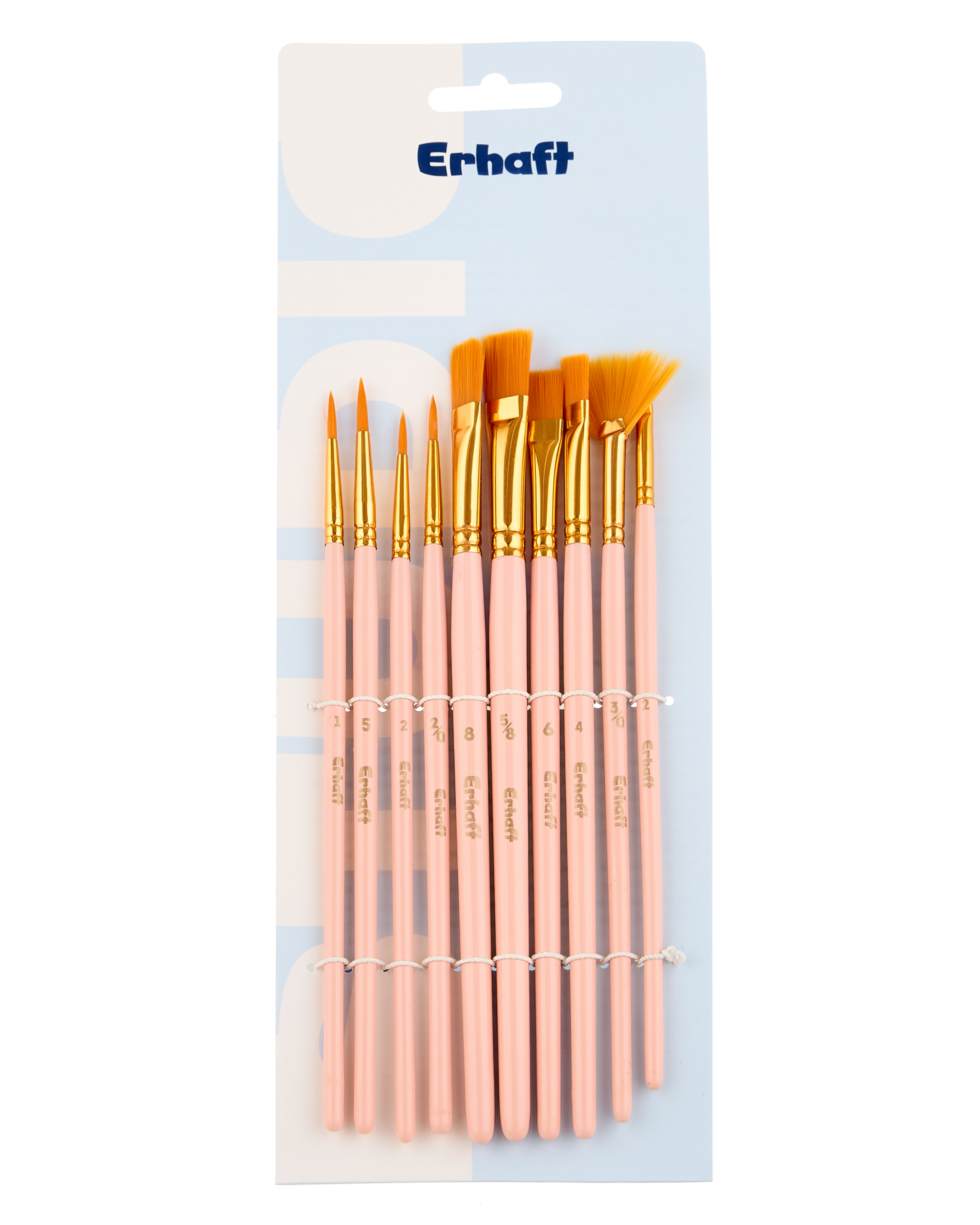 Кисть Erhaft 10 шт. (синтетика) в ассортименте - фото 9