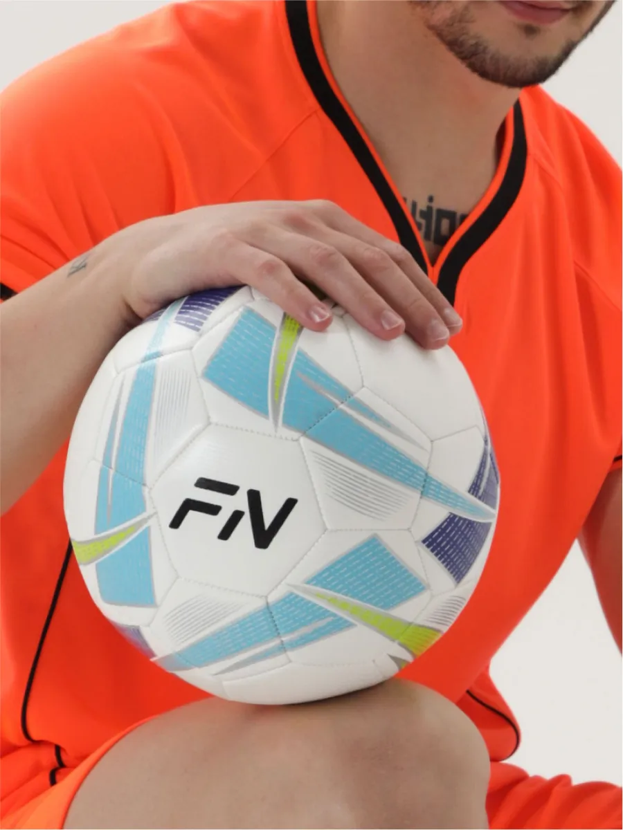 Спортивный мяч FN Spark White футбольный 20.7 см - фото 5