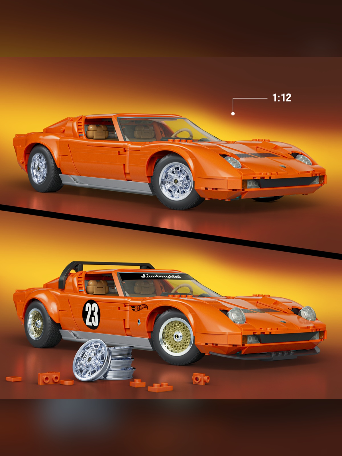 Конструктор Brick Shop Lamborghini Miura 1523 дет. - фото 11