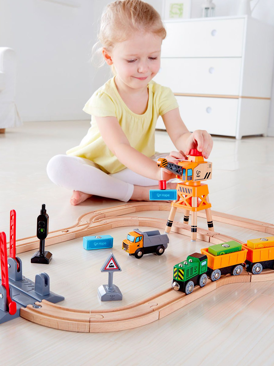Набор железнодорожный Hape E3732_HP - фото 2