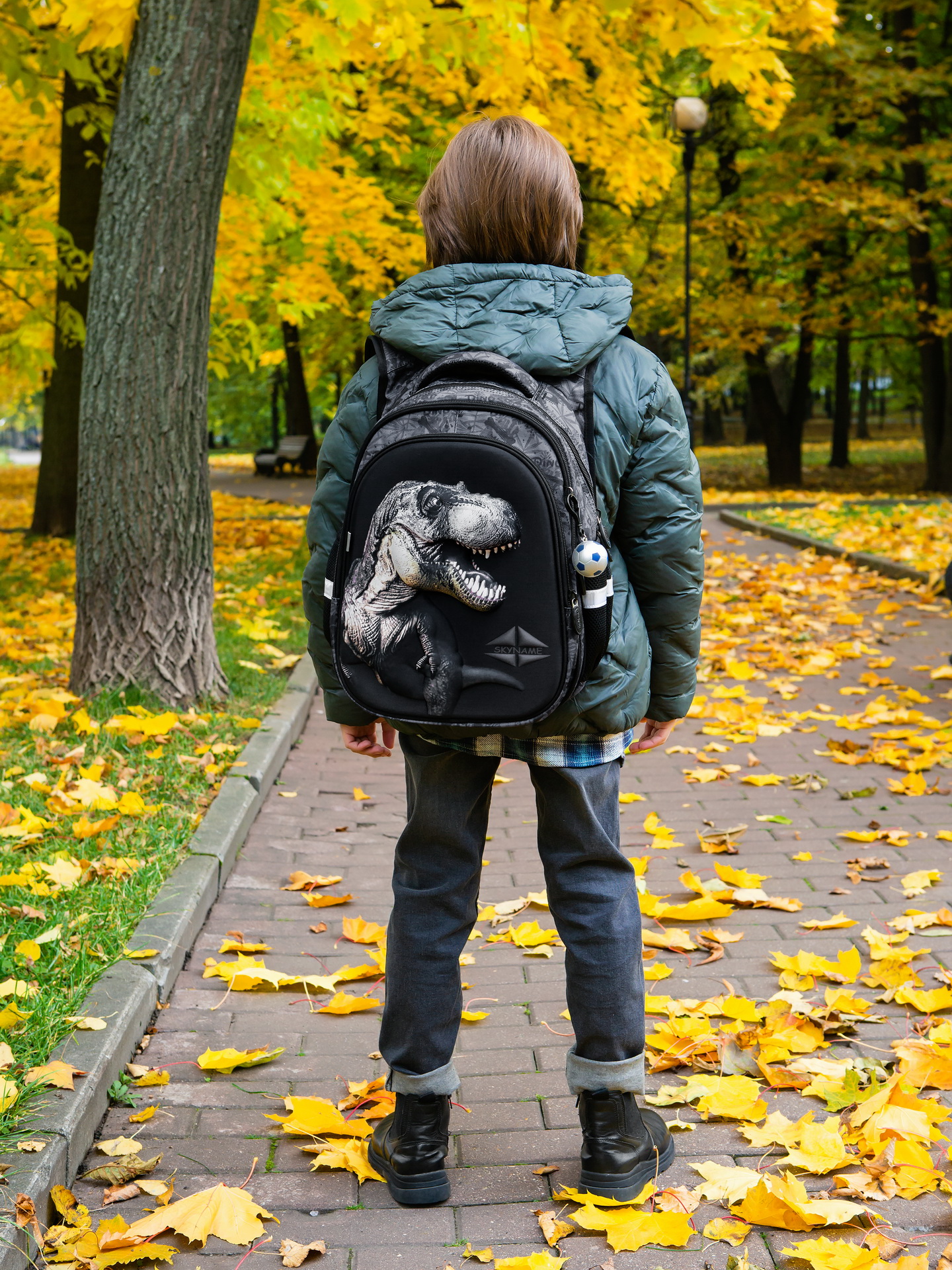 Рюкзак SkyName анатомическая спинка + брелок - фото 5