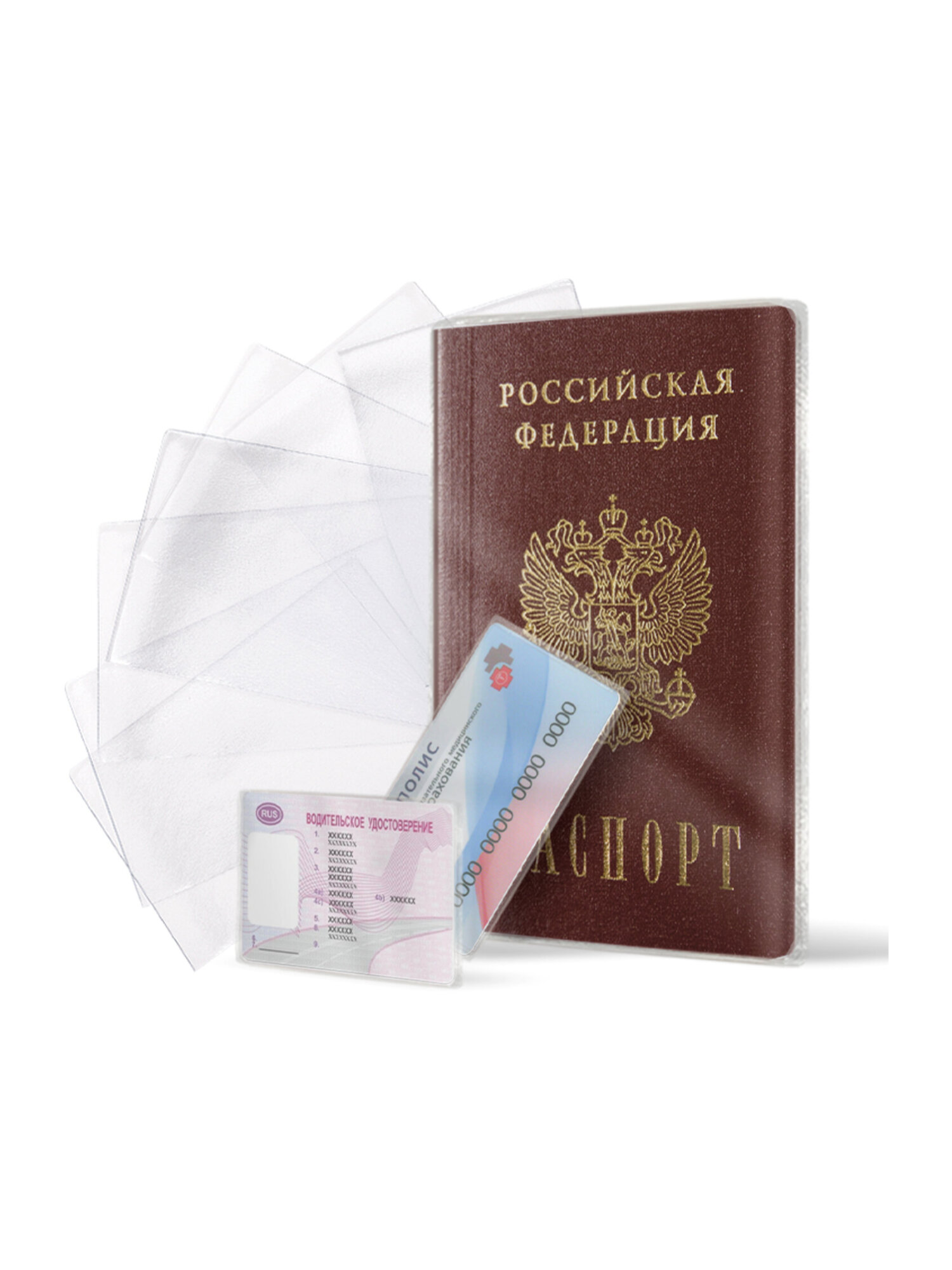 Изображение товара Обложка на паспорт STAFF для мужчин и женщин, прозрачная Изображение товара Обложка на паспорт STAFF для мужчин и женщин, прозрачная