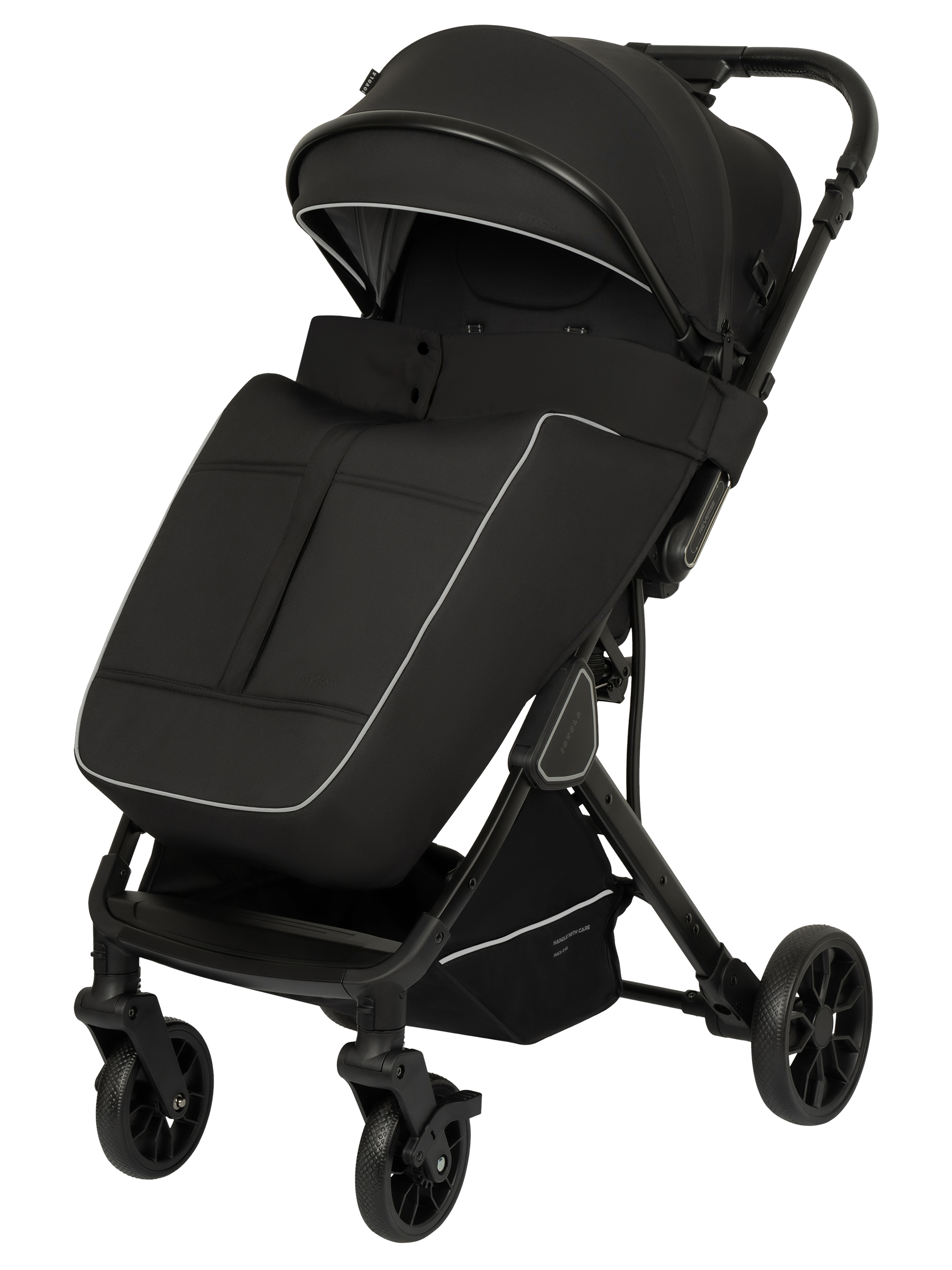 Коляска прогулочная JOVOLA Storm черный - фото 14