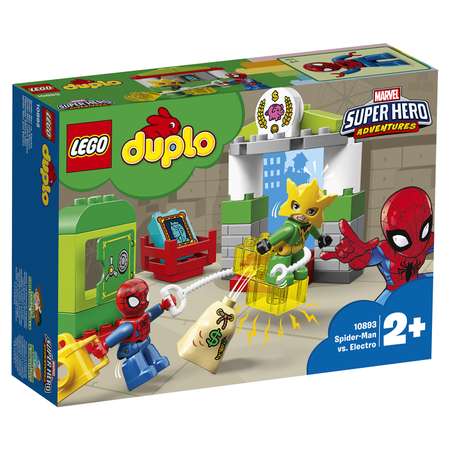 Конструктор LEGO DUPLO Человек-паук против Электро блочный