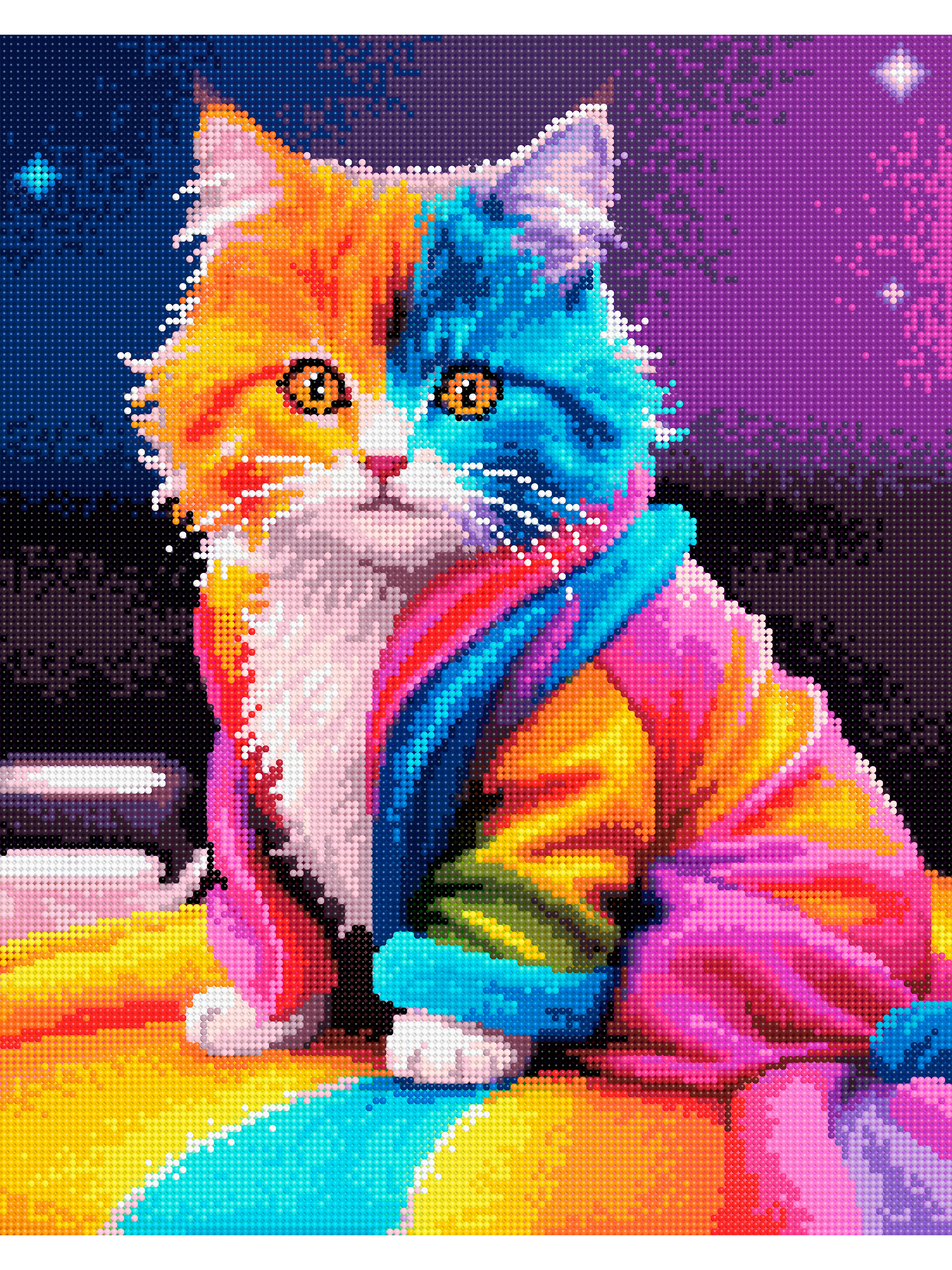 Алмазная мозаика Art sensation Котенок в ассортименте - фото 2