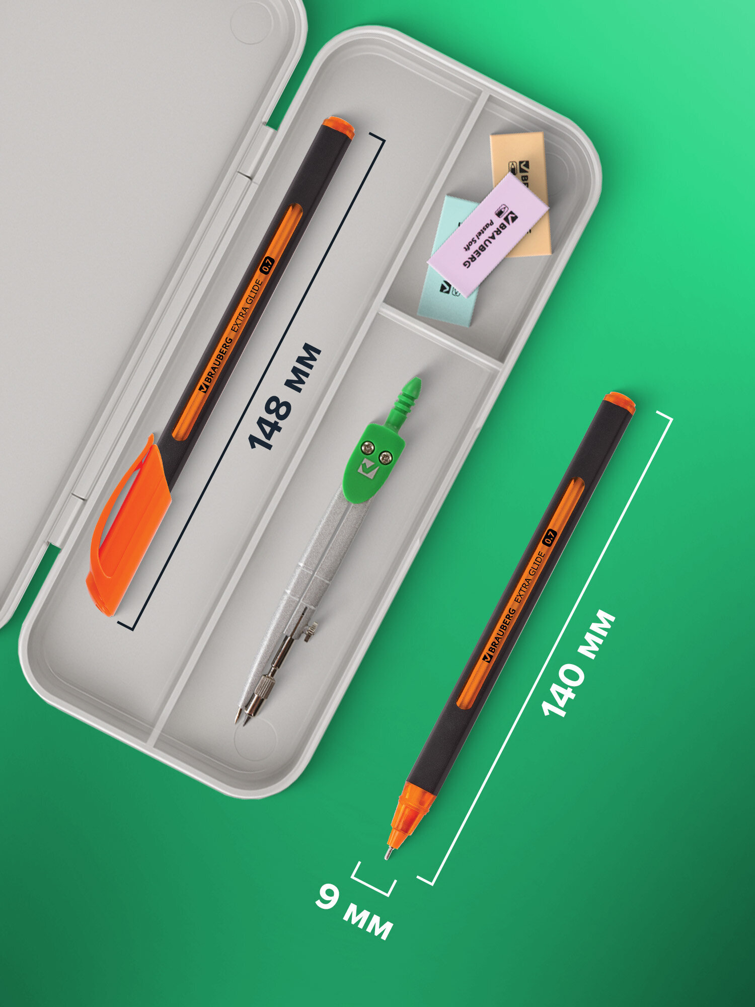 Ручка шариковая Brauberg 12 шт. - фото 4