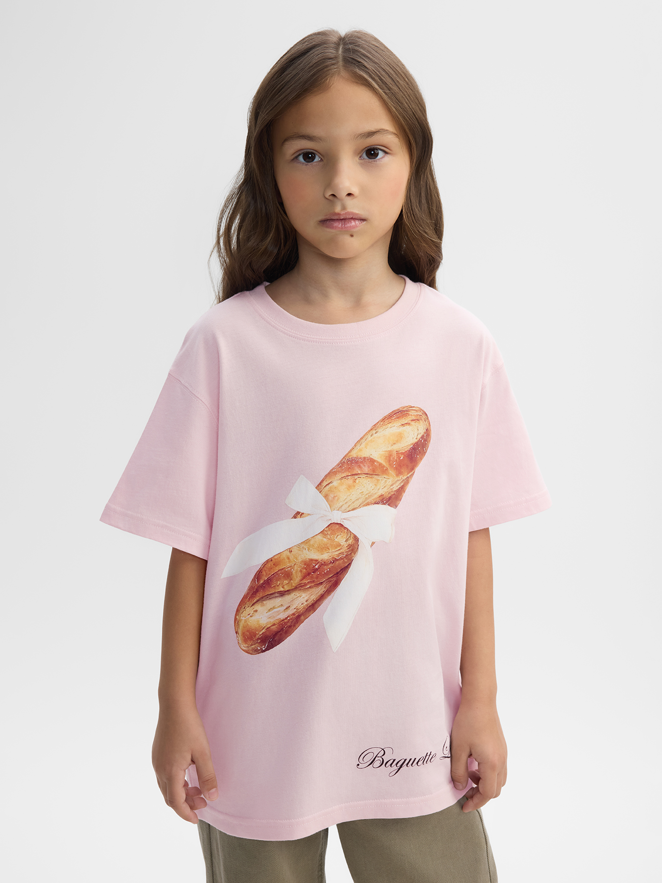 Изображение товара Детская хлопковая футболка Happy Baby для девочки 92,