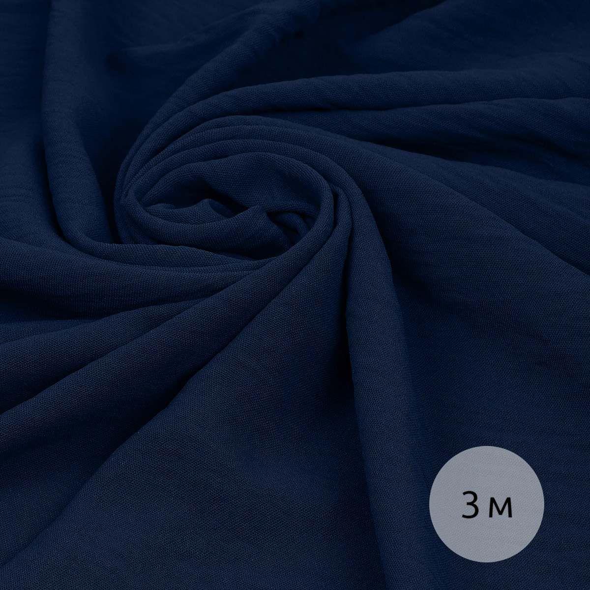 Ткань TBY Лен искусственный Манго синий уп.3м - фото 1