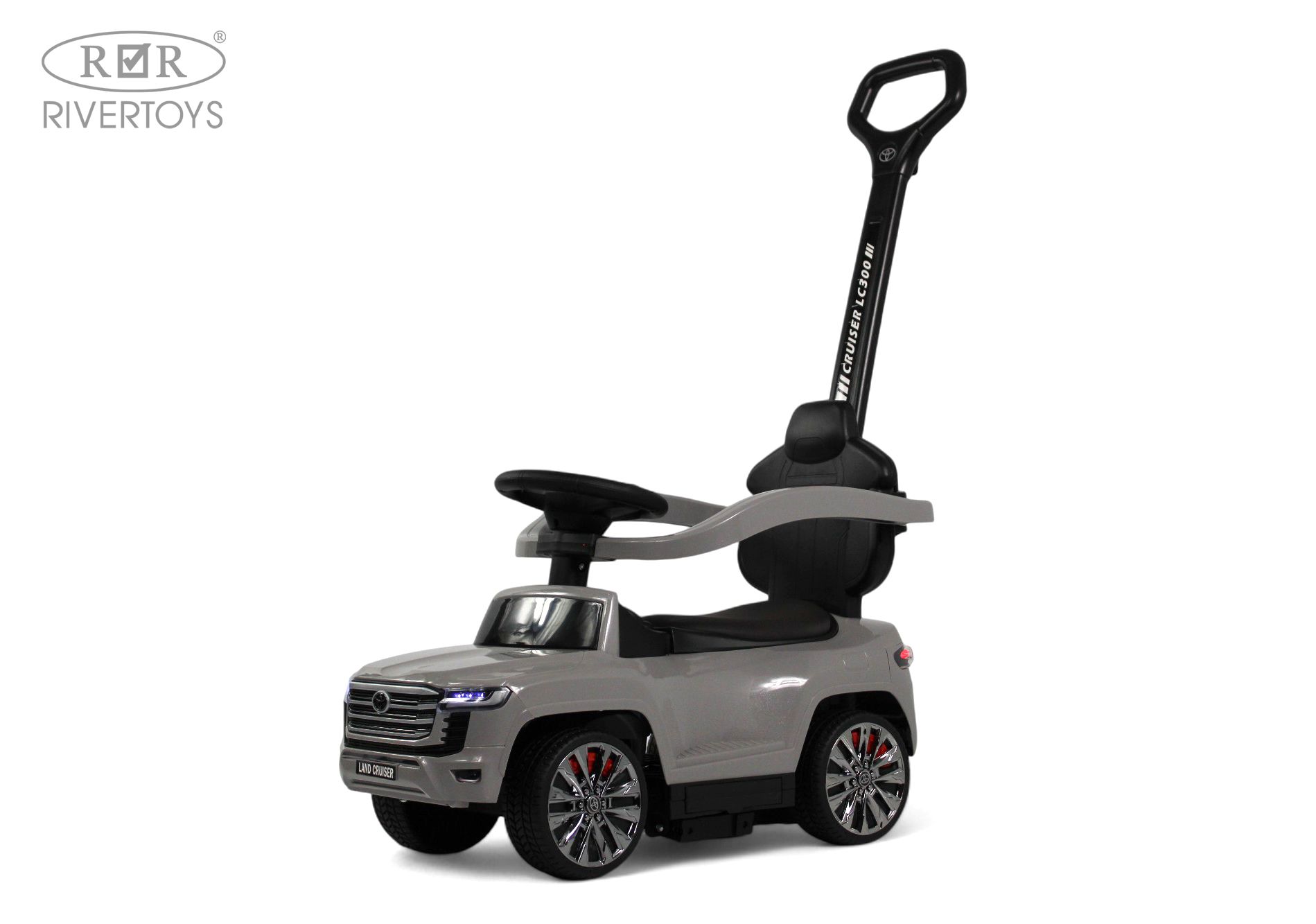 Электромобиль RIVERTOYS Toyota Z002ZZ-A-GREY С пультом ДУ - фото 4