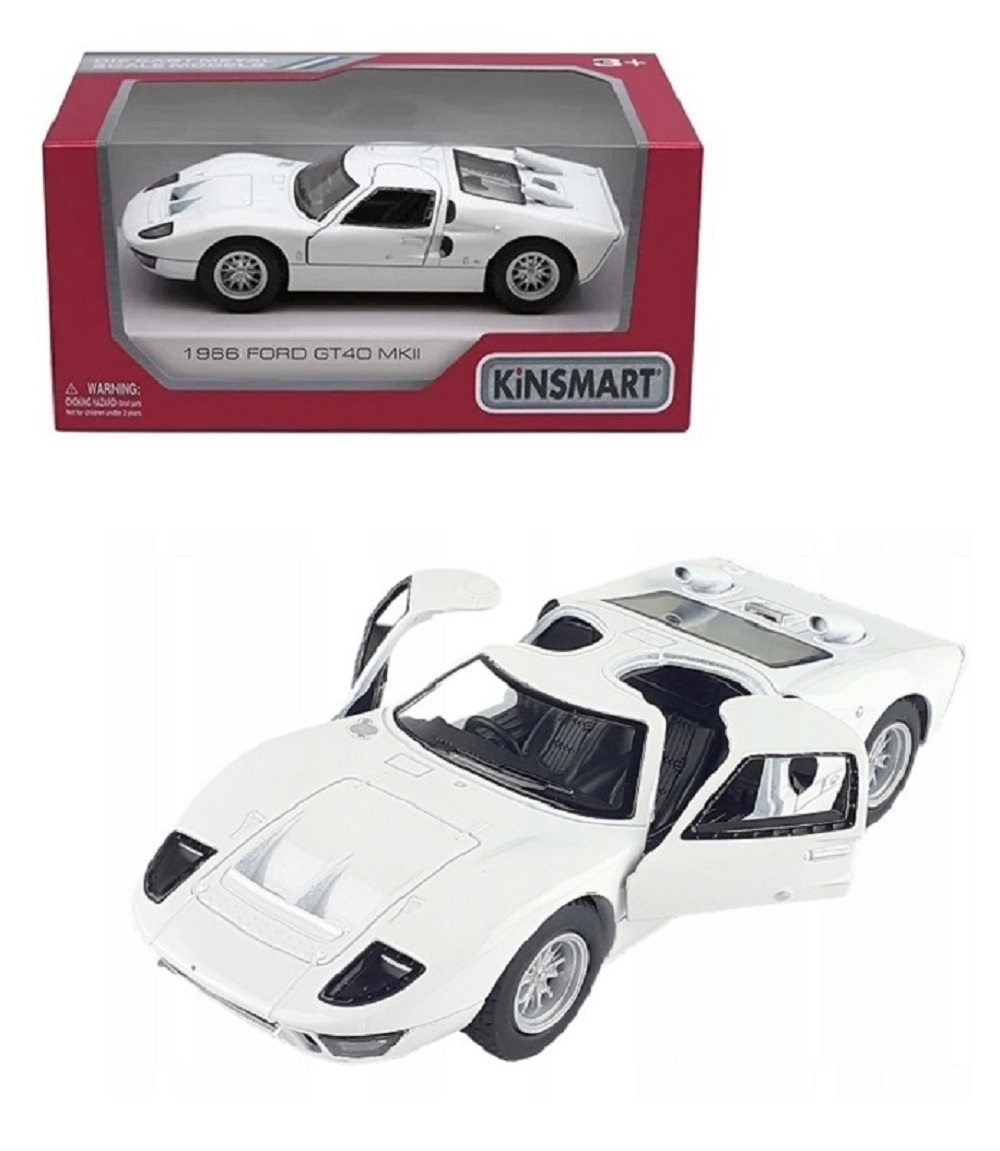 Автомобиль KINSMART Ford GT40 MKII 1966 г 1:36 KT5427W/1 - фото 1