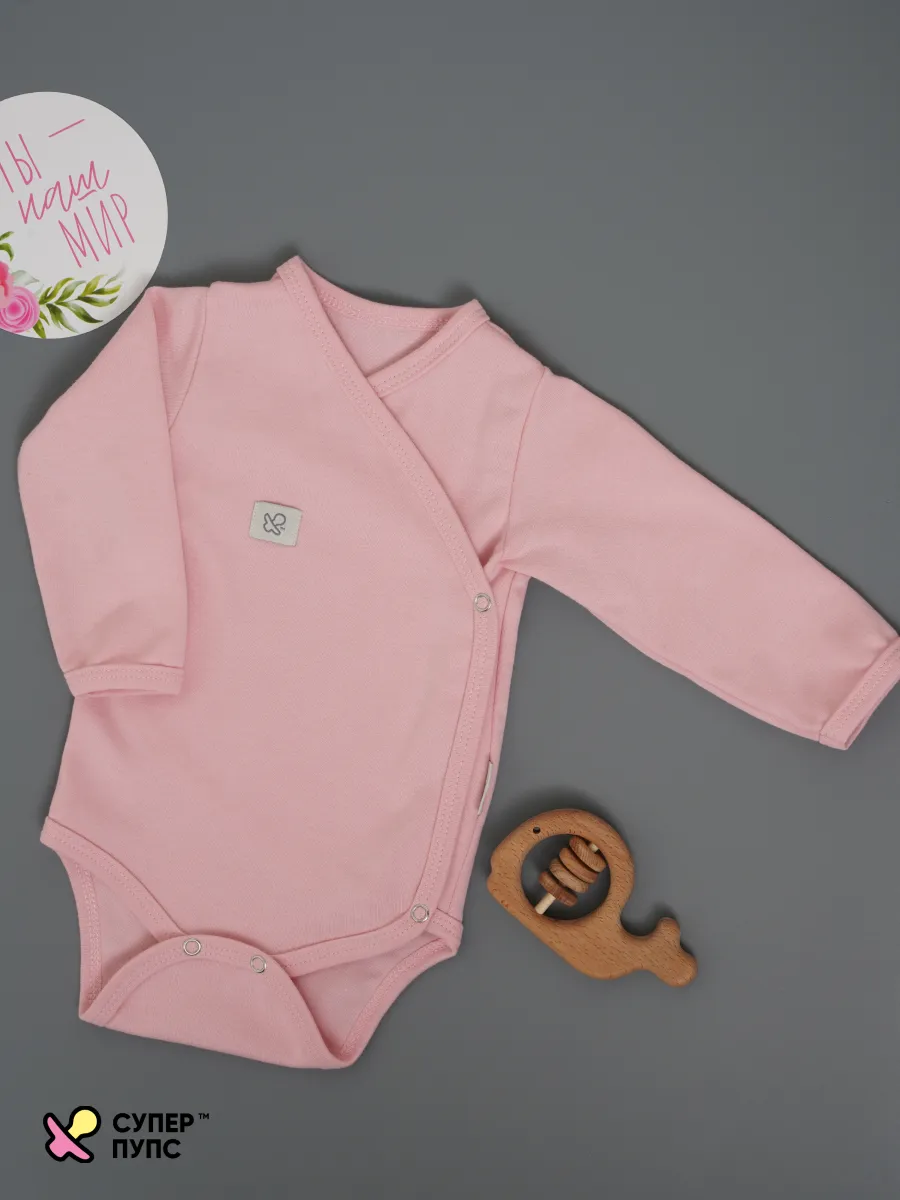 Боди 3 шт Супер Пупс нбр/3пр/бд/зап/розовыеягодки - фото 13