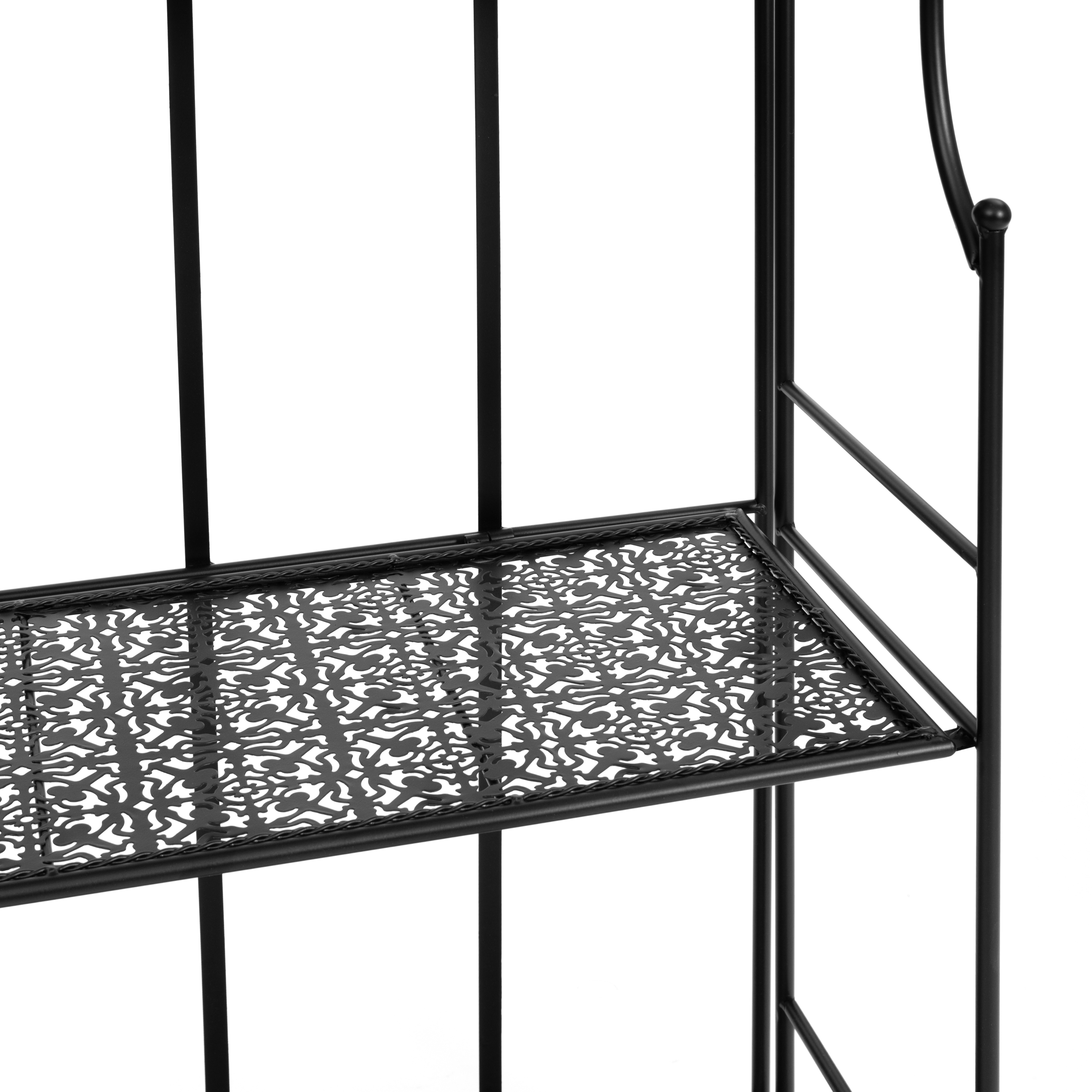 Этажерка TETCHAIR Эмили металл черный 60х30х157 см - фото 9