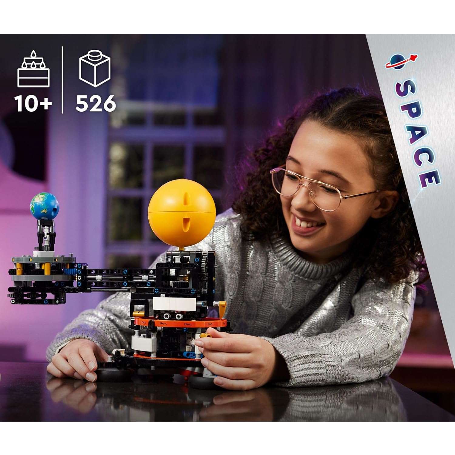 Конструктор LEGO Technic Земля и Луна на орбите 526 дет. - фото 7