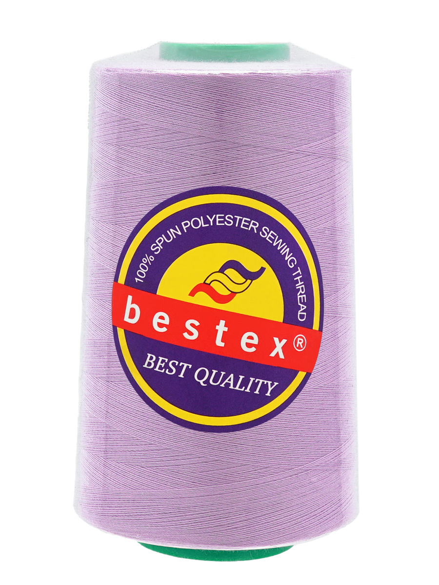 Нитки Bestex 40/2 5000 ярд 1 шт 285 сиреневый - фото 11