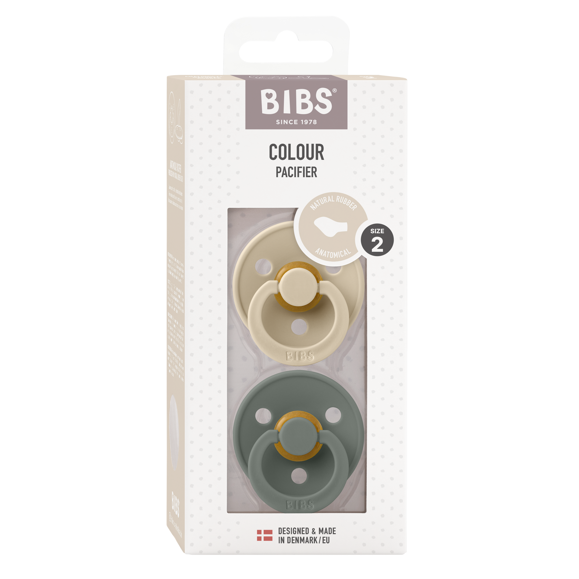 Пустышка BIBS латекс от 6 мес. 2 шт. - фото 2