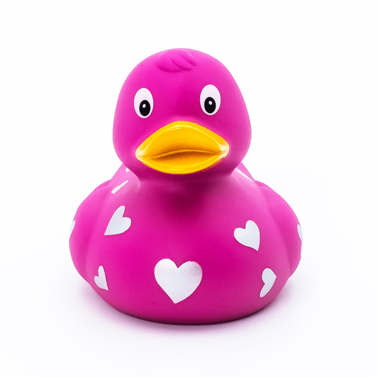 Игрушка Funny ducks Розовая уточка с сердечками - фото 2