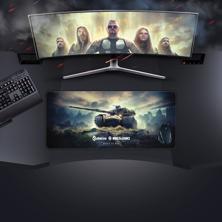 Коврик для мыши World of Tanks Sabaton Spirit of War limited edition x-large