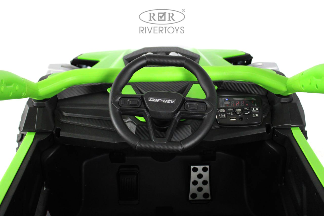 Электромобиль RIVERTOYS Z707ZZ-GREEN С пультом ДУ - фото 13