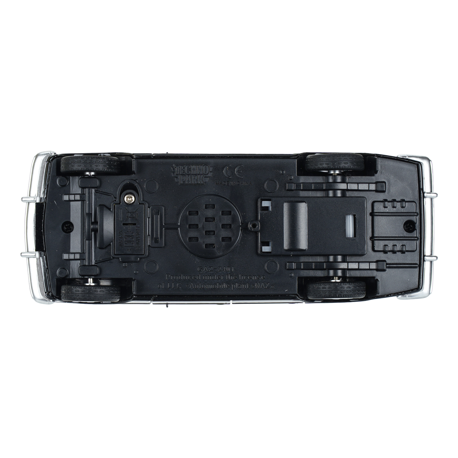 Автомобиль Технопарк ГАЗ Волга Черная 1:32 410484 - фото 8