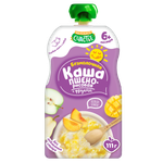 Каша безмолочная Маленькое счастье пшенно рисовая и фрукты 111г с 6месяцев