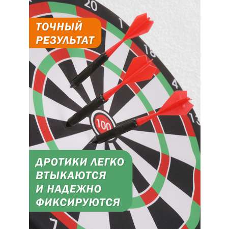 Дартс мягкий X-Match 40 см. с дротиками 3 шт.
