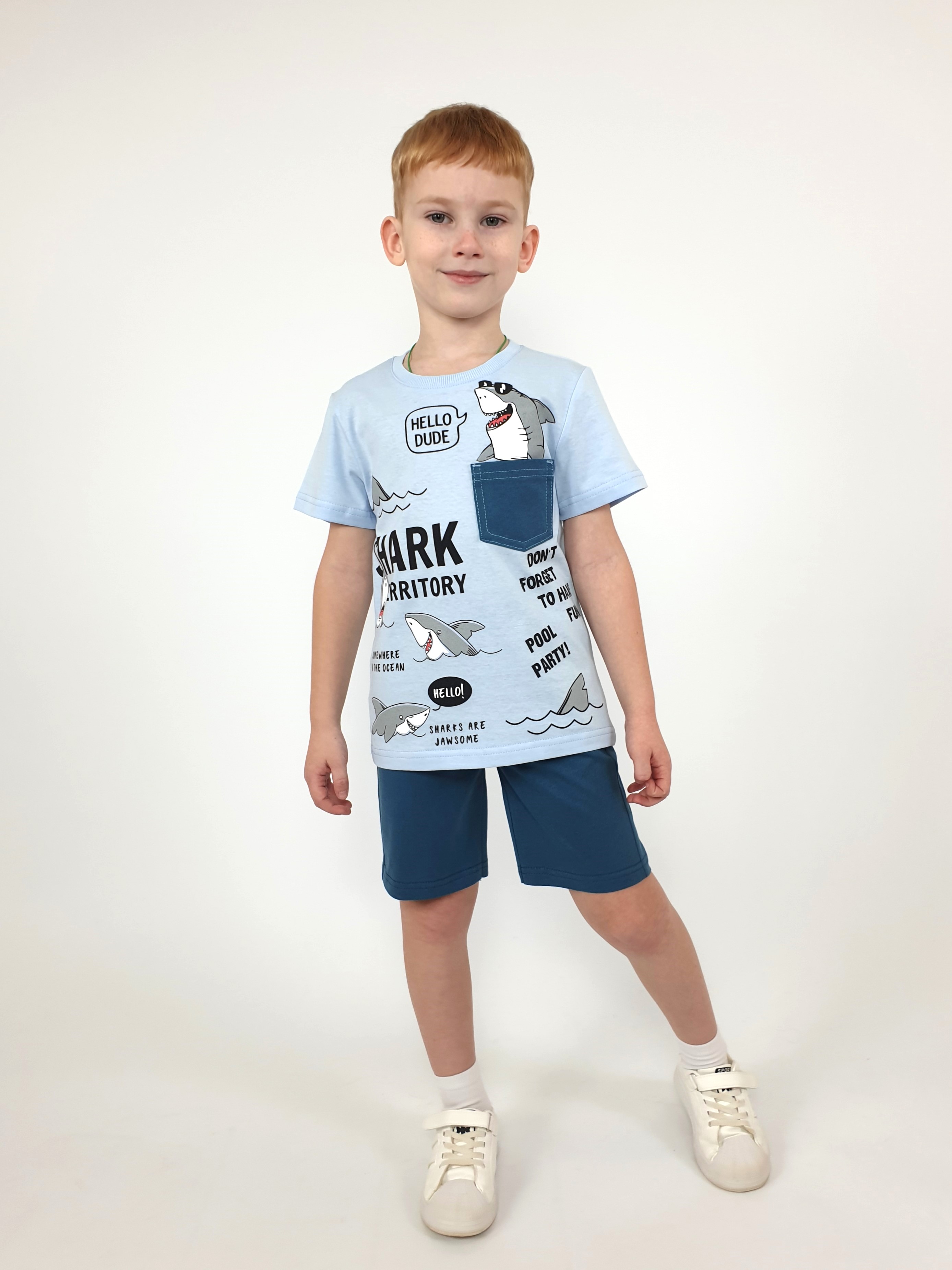 Футболка и шорты Luneva 01-85-8. - фото 2