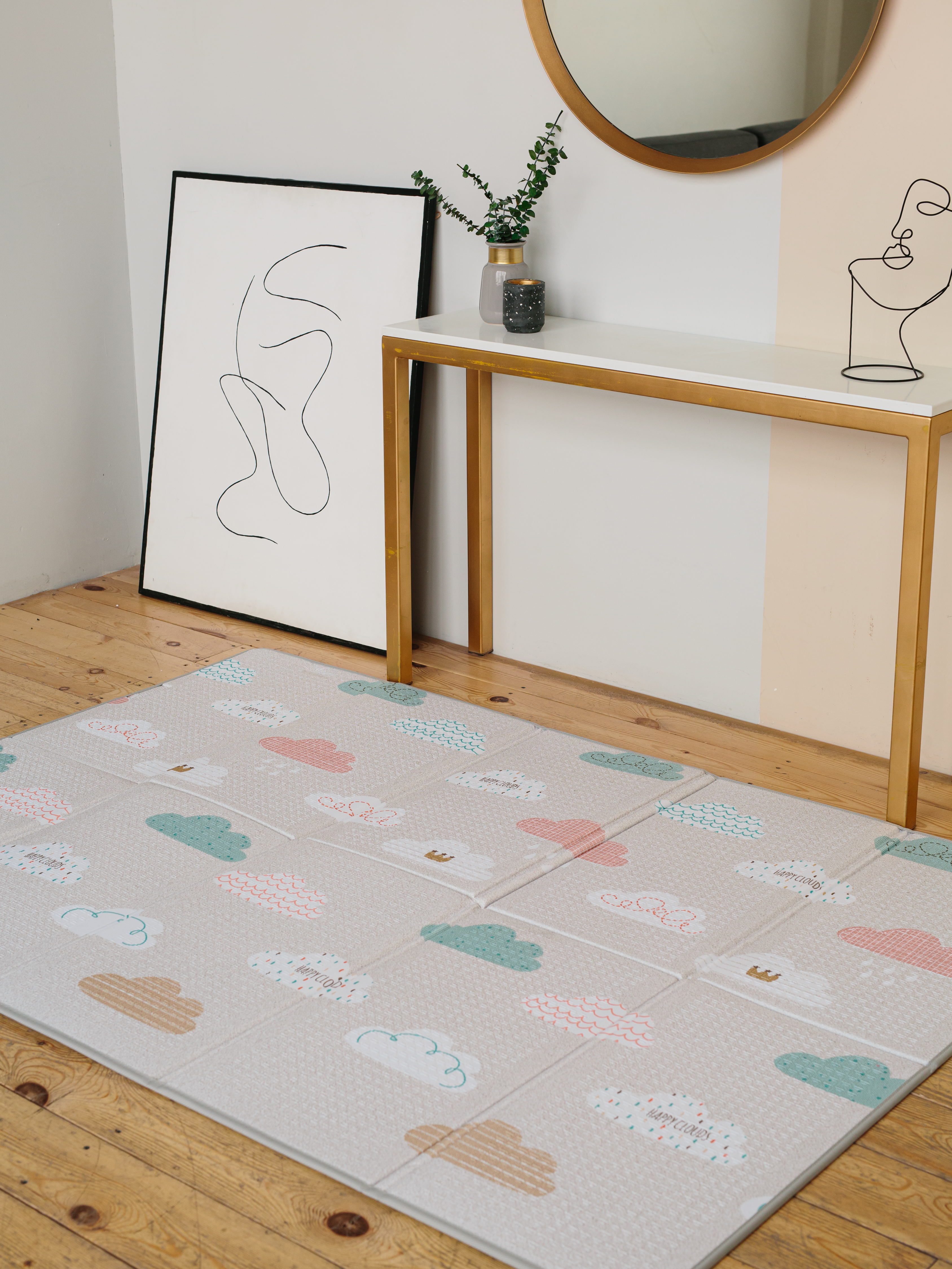 Детский складной коврик Parklon Облачка 140 x 200 см - фото 17