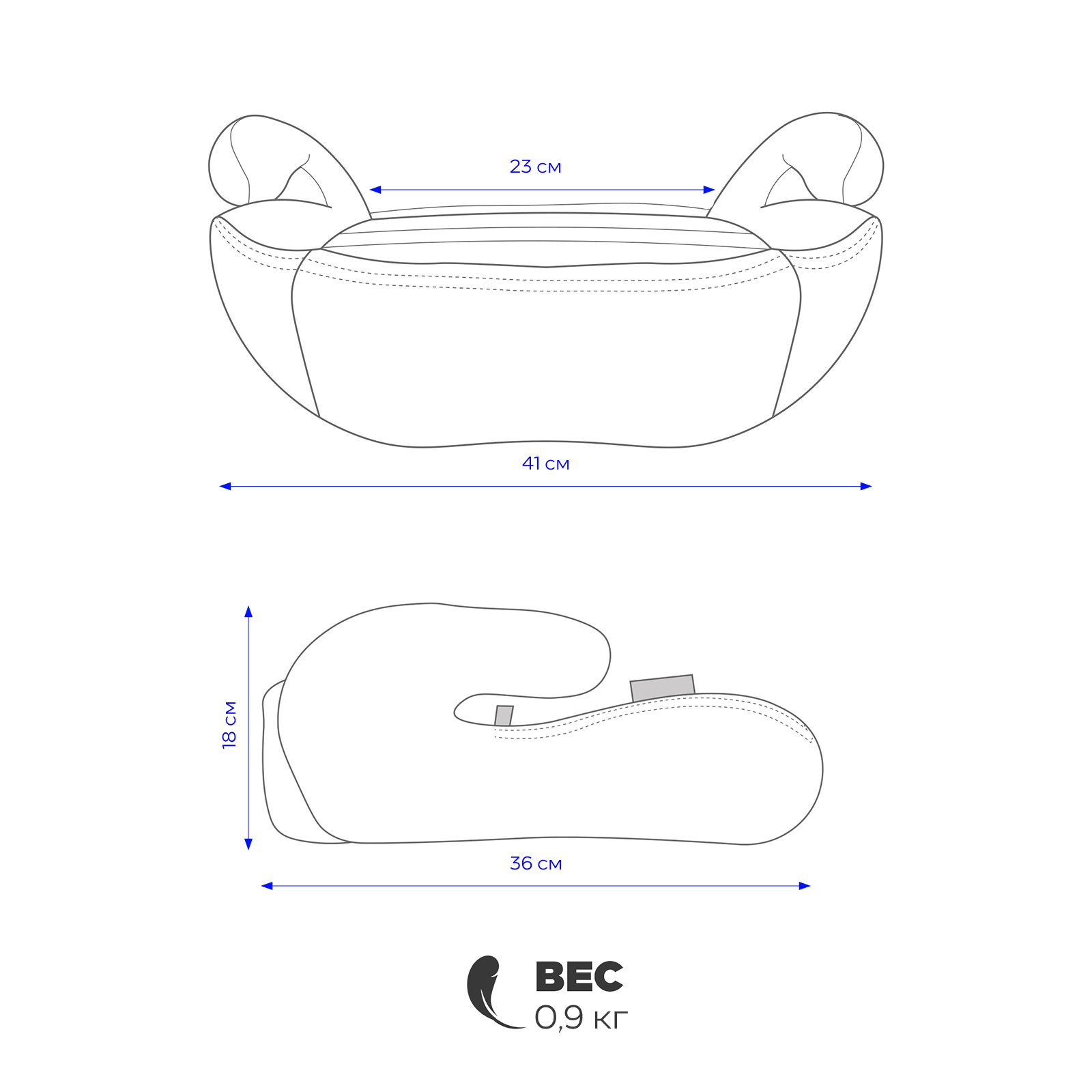 Автокресло Rant Axel 3 (22-36 кг) черный - фото 2
