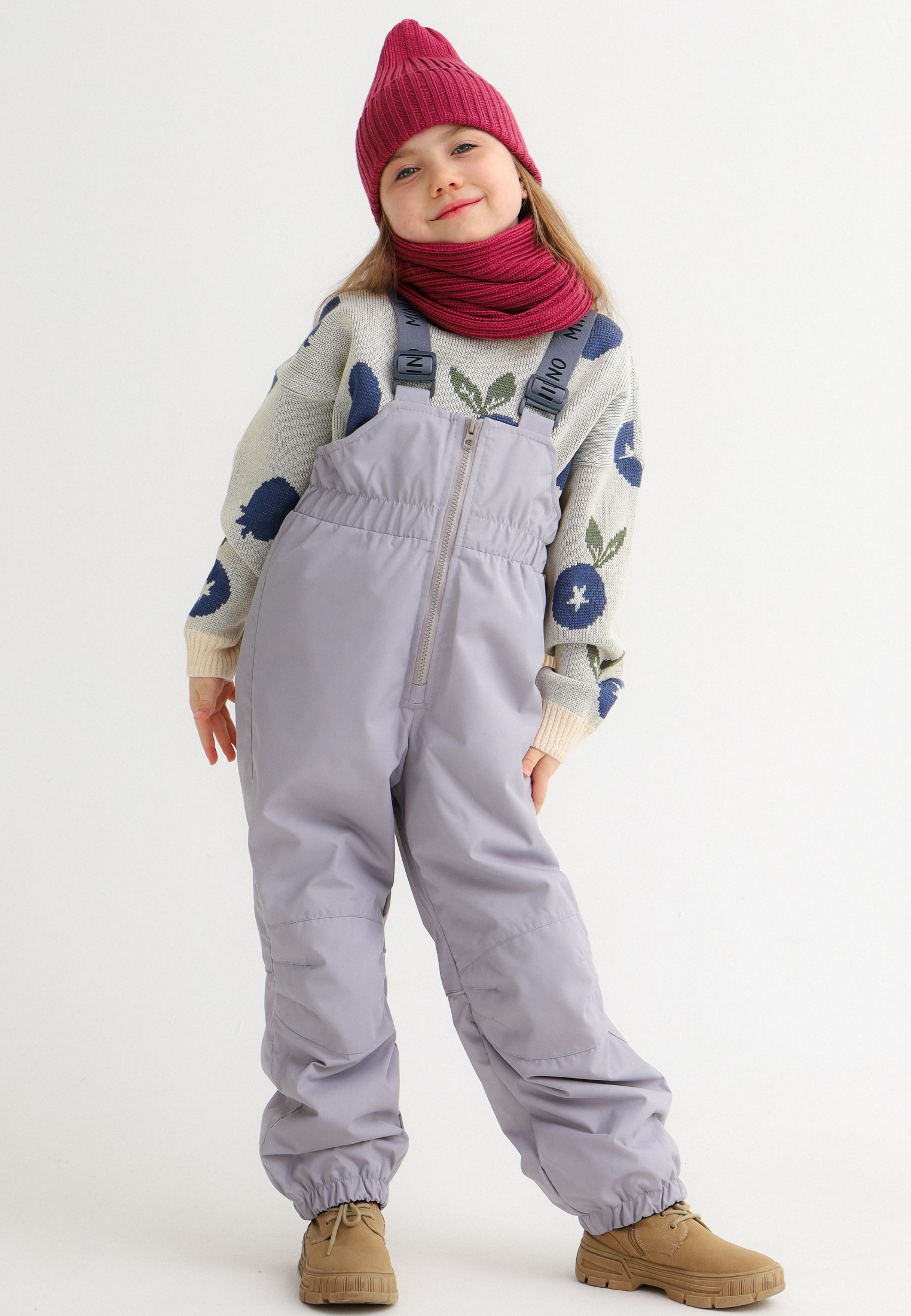 Полукомбинезон MINIDINO MDD1-IM001/0Полукомбинезон демисезонный серый - фото 5