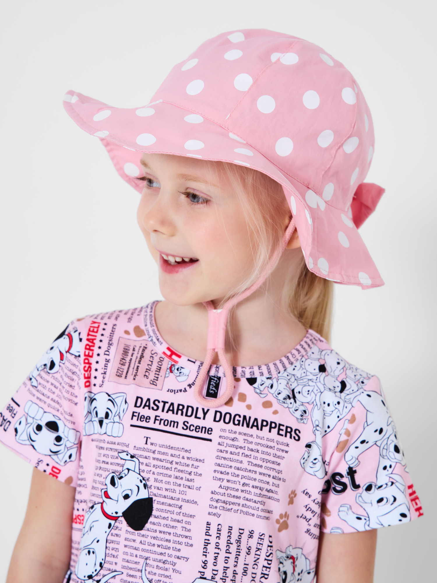 Изображение товара Панама PlayToday Детская панама с завязками и бантом