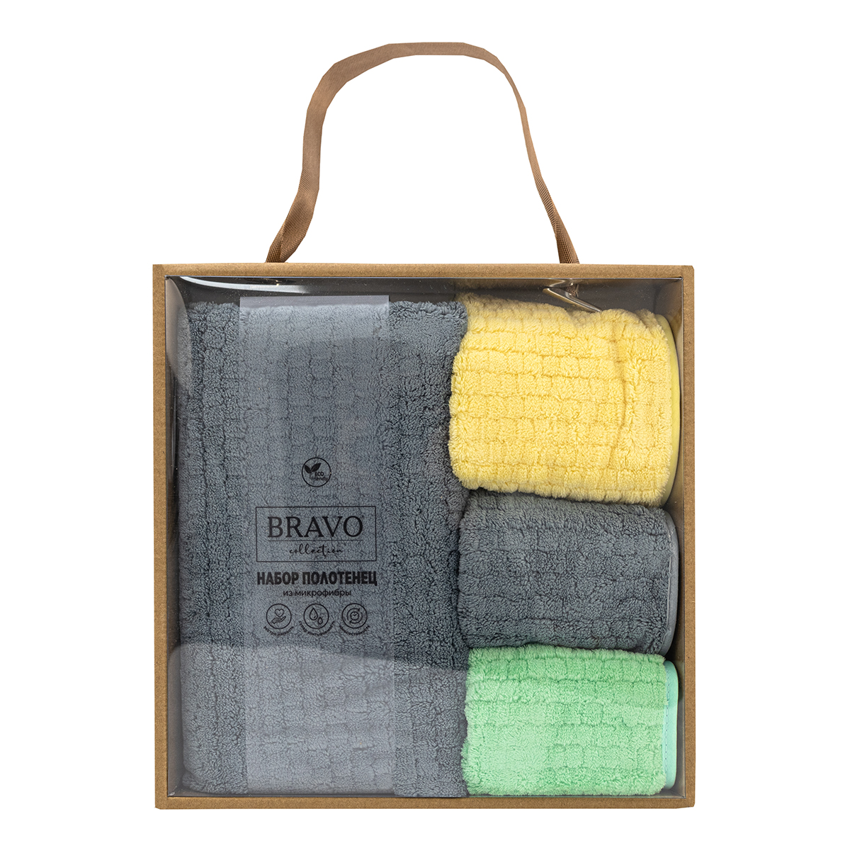 Полотенце BRAVO Гамма 50*80+30*30х3шт 4 шт. - фото 5