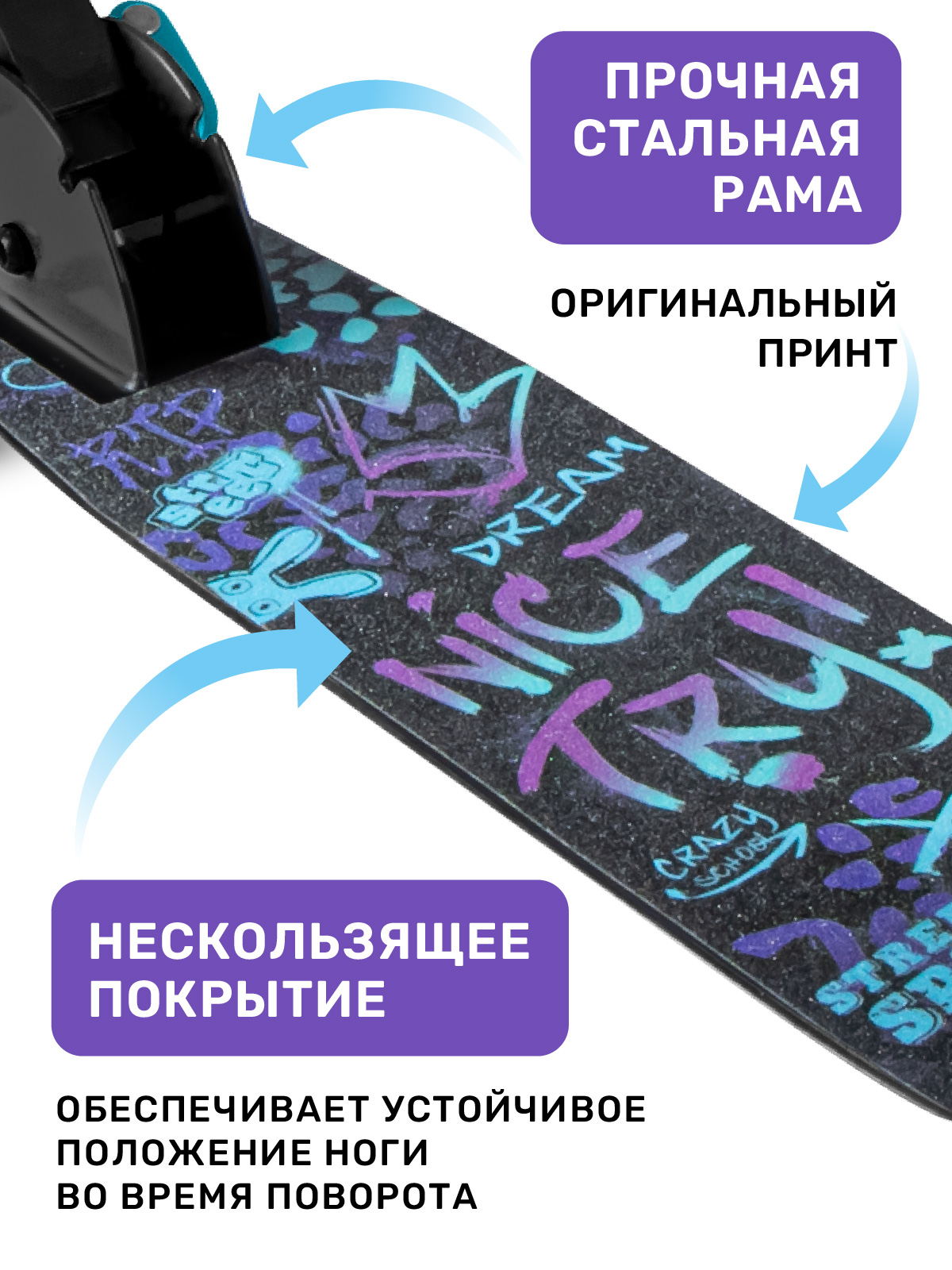 Самокат CITYRIDE двухколесный - фото 5