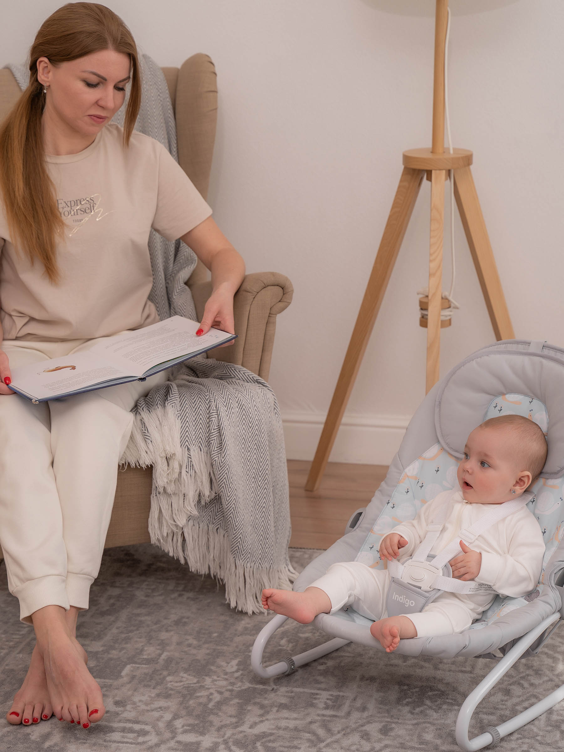 Качели Indigo FRESH голубой - фото 23