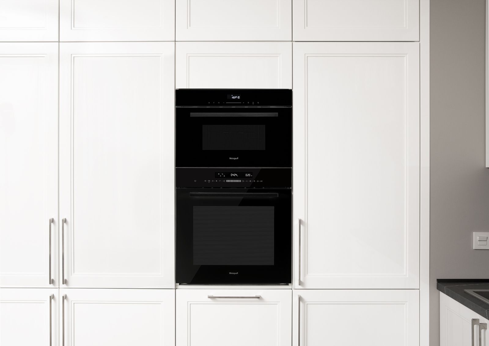 Встраиваемая микроволновая печь WEISSGAUFF BMWO-341 DB Black Edition - фото 14