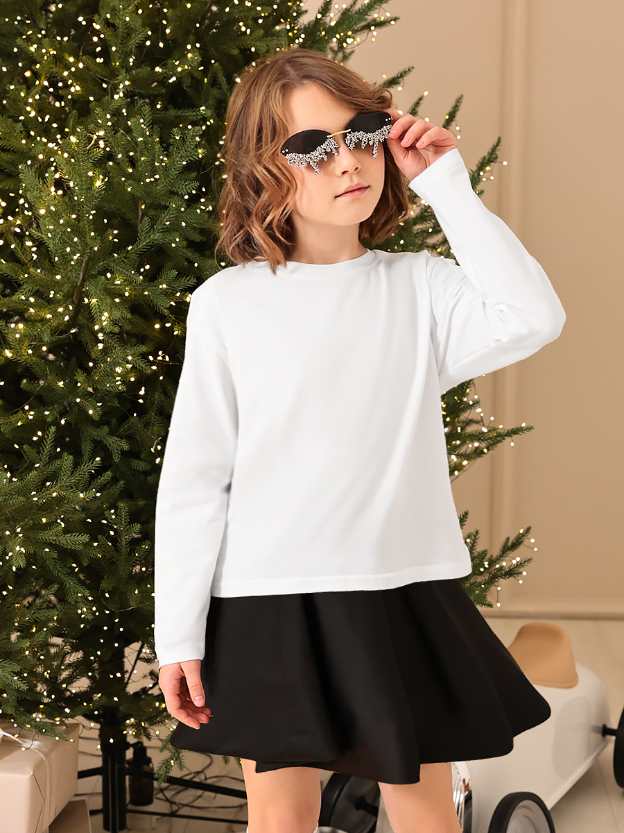 Лонгслив Соль и Перец SP0438KFбелый - фото 3