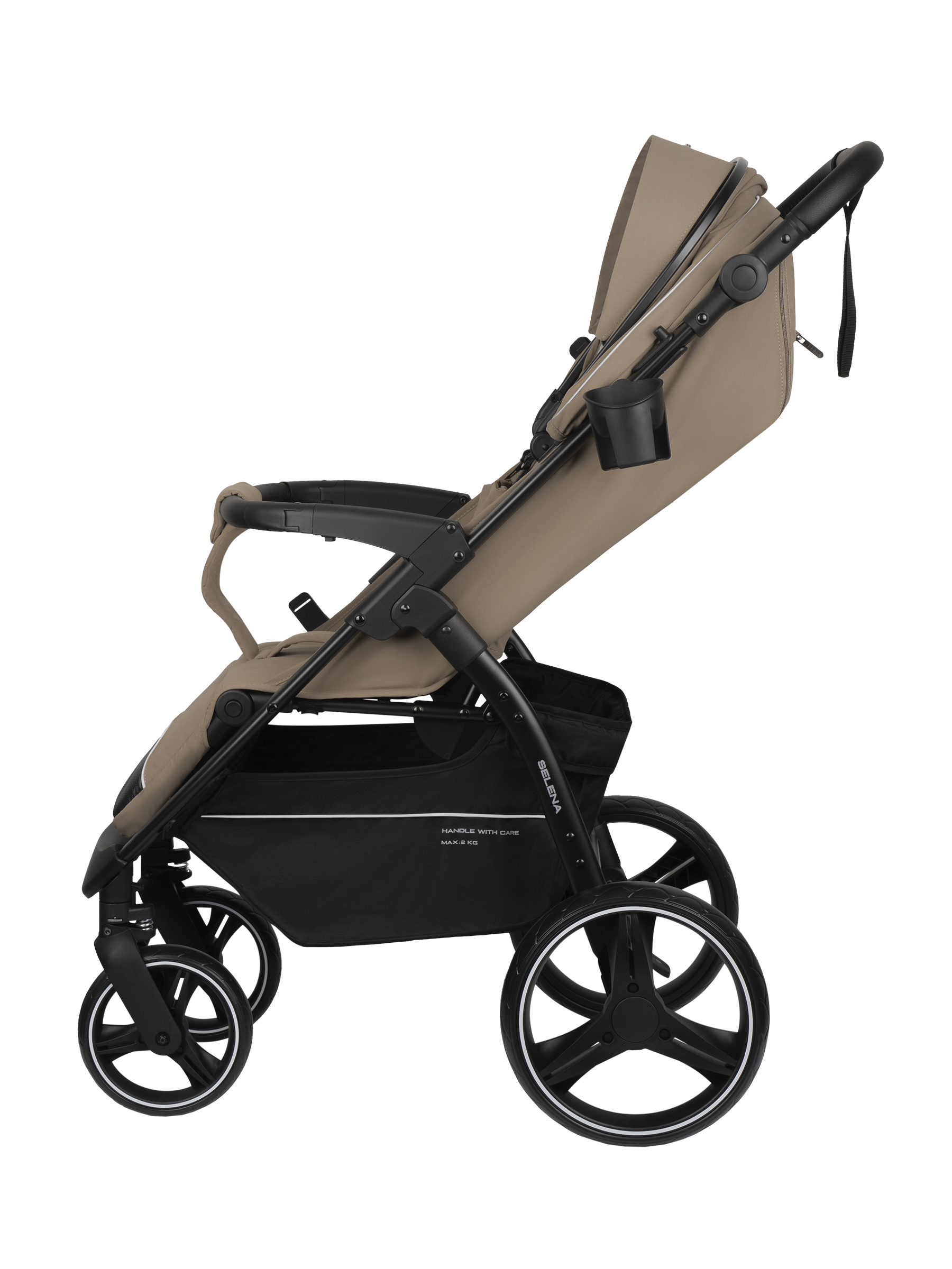Коляска прогулочная JOVOLA SELENA 2026 всесезонная бежевый - фото 8