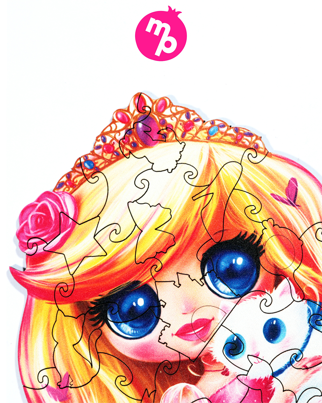 Пазл 1TOY Принцесса деревянный - фото 8