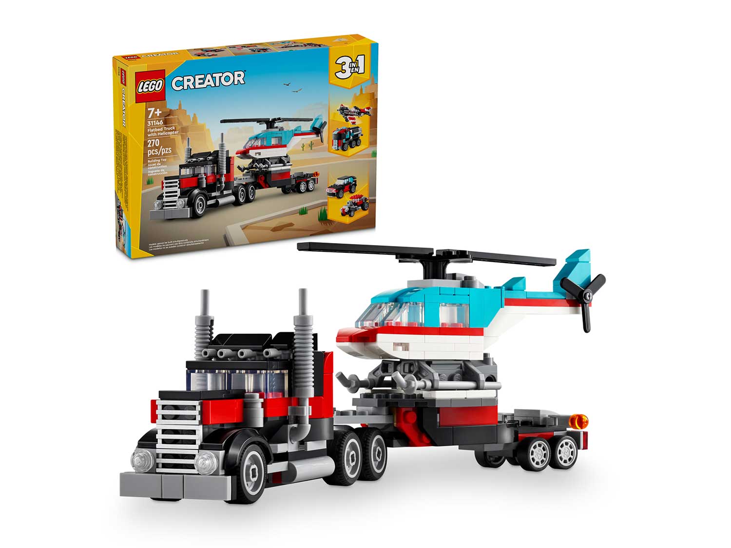 Конструктор LEGO Creator Бортовой грузовик 3в1 31146 270 дет. - фото 1