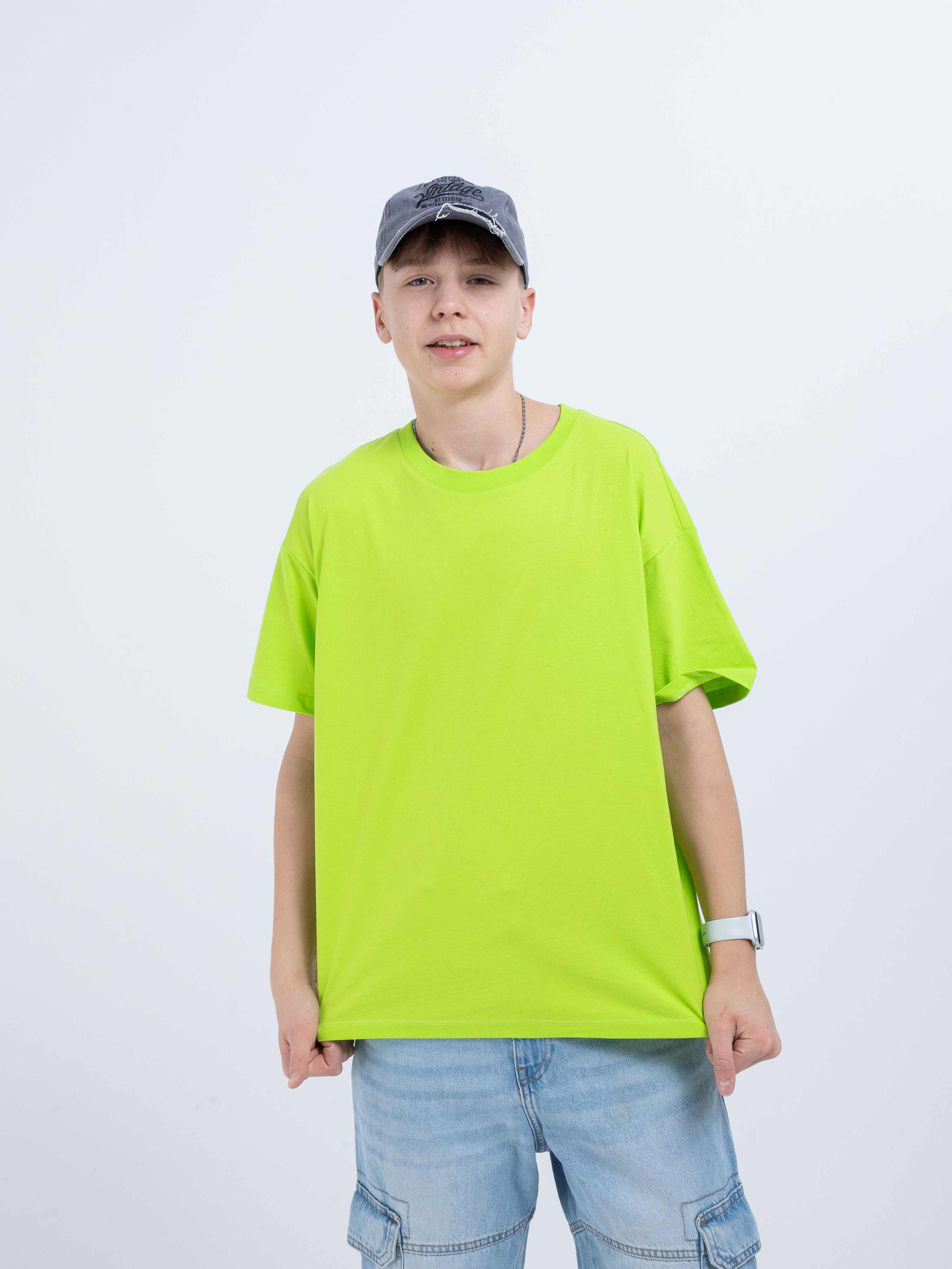 Футболка STELLA MODA 11601._салатовый - фото 10