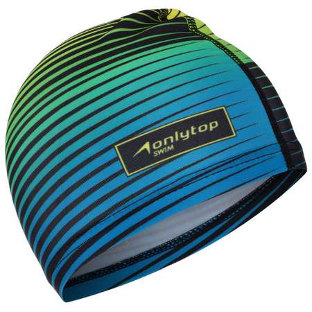 Шапочка для плавания ONLITOP детская Swim. тканевая. обхват 46-52 см