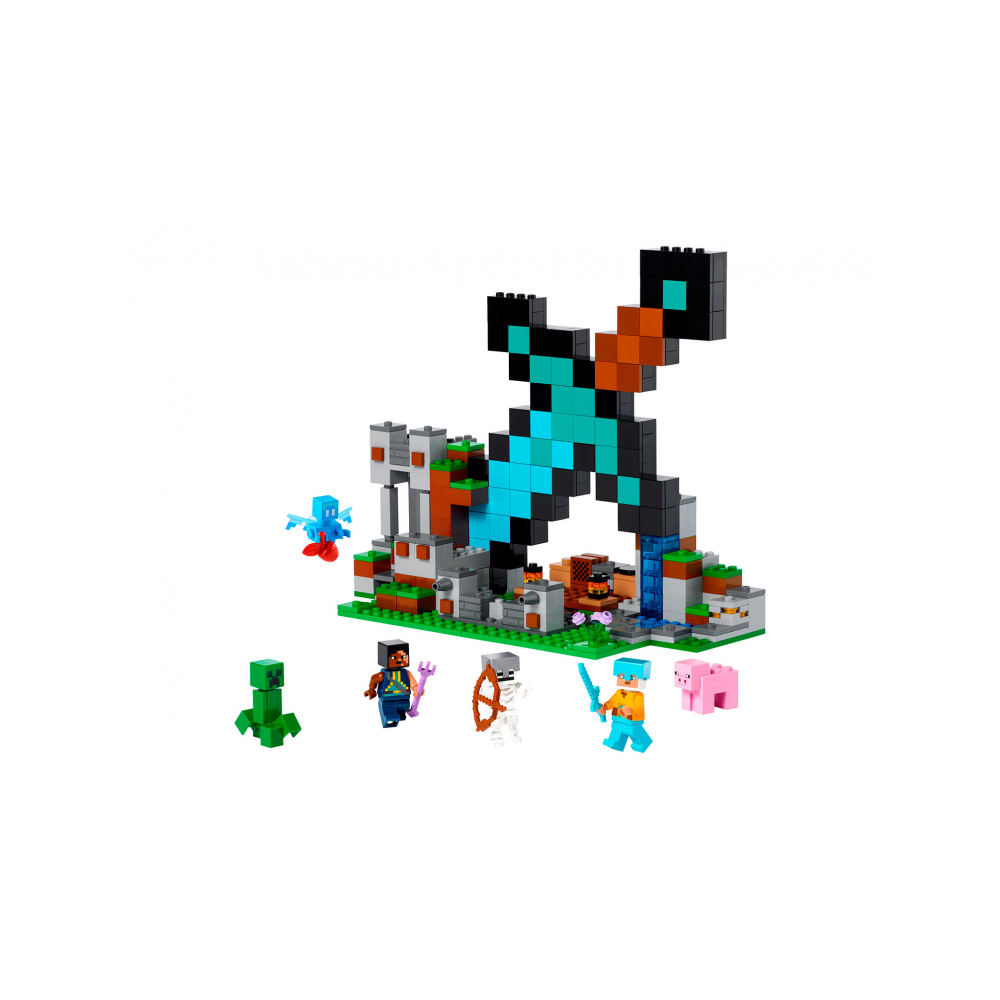 Конструктор LEGO Minecraft Застава Меча 21244 868 дет. - фото 5