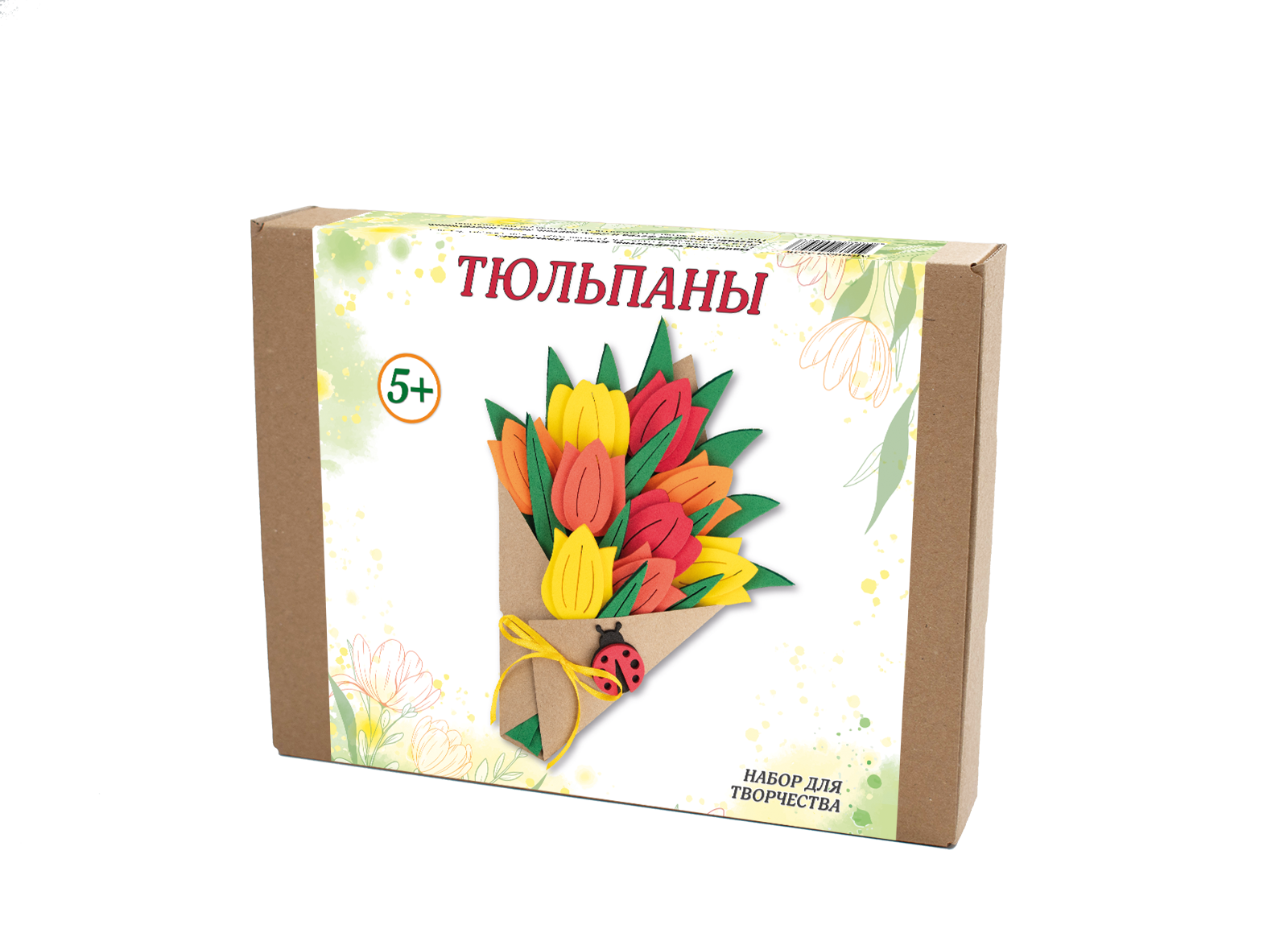 Набор для творчества Santa Lucia аппликация Букет тюльпанов - фото 7