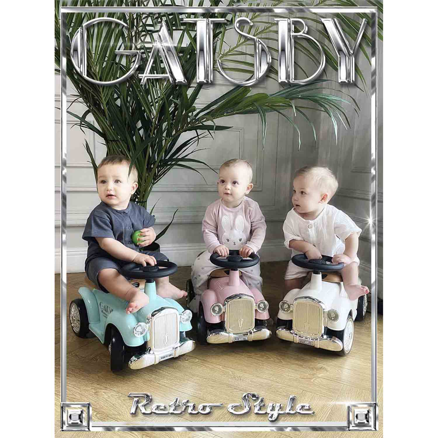 Каталка BabyCare ретро Gatsby белый - фото 12