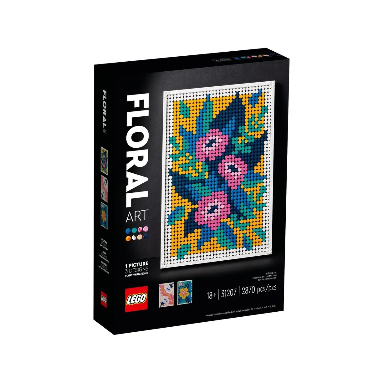 Конструктор LEGO Art Цветочное искусство блочный - фото 2